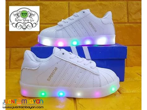 Adidas kids superstar lights